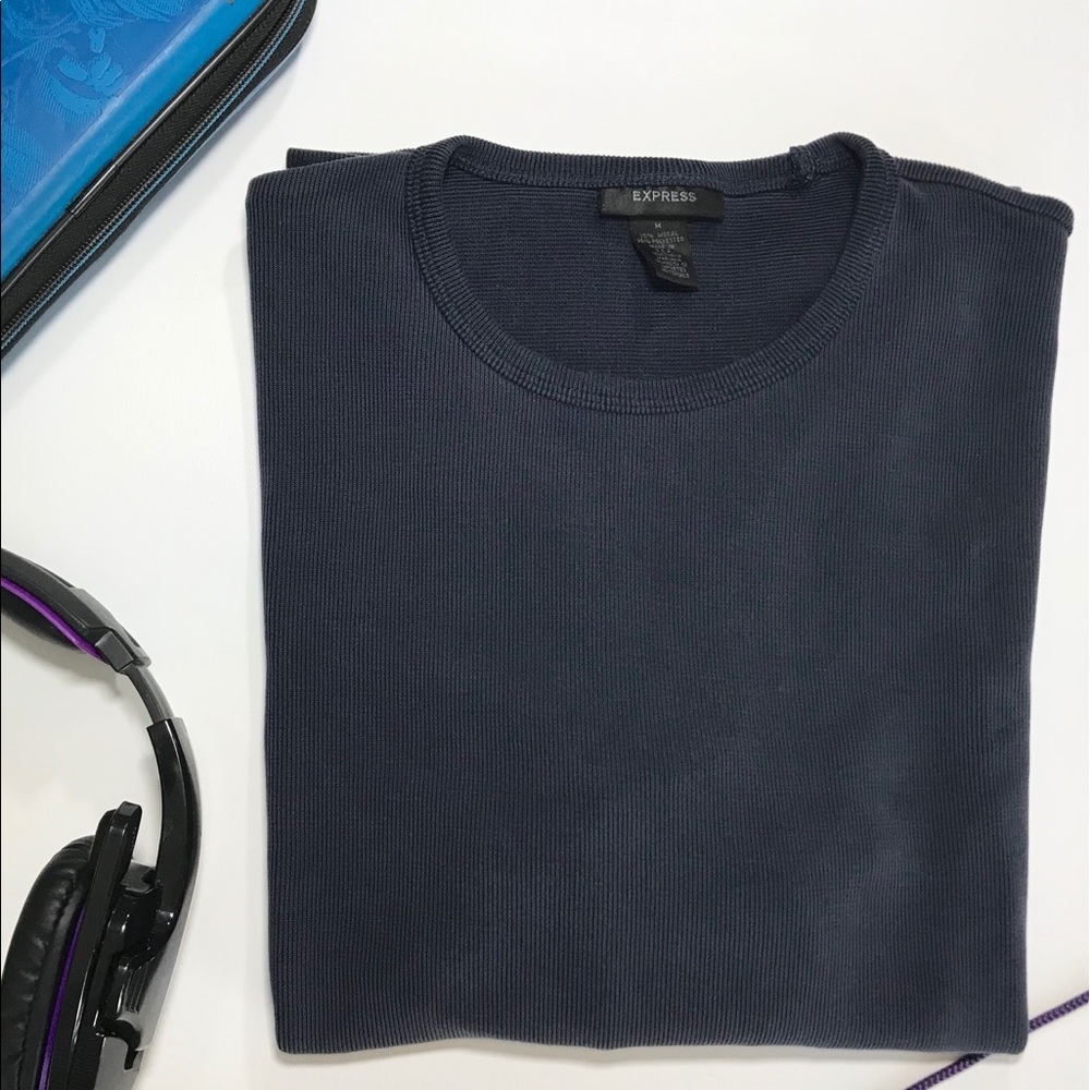 Navy Blue Express Henley